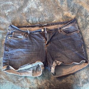 Old Navy Blue Jean Shorts Distressed Cut-Offs